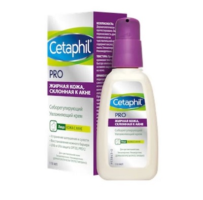 Увлажняющий себорегулирующий крем для лица Cetaphil Pro